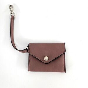 Steve Madden Card Case Wallet  Key Chain Pink